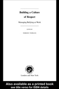 Cover: Building a Culture of Respect - CRC Press