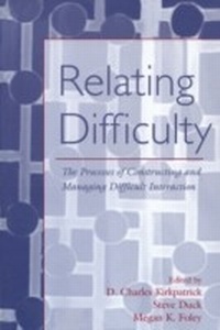 Enlarge image Cover: Relating Difficulty - Routledge
