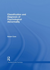 Enlarge image Cover: Classification and Diagnosis of Psychological Abnormality - Routledge