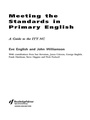 Cover: Meeting the Standards in Primary English - Routledge