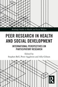 Cover: Peer Research in Health and Social Development - Routledge