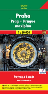 Abbildung von: Praha / Prag MAXI (Stadtplan 1:20.000) - FREYTAG-BERNDT