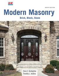Enlarge image Cover: Modern Masonry - Goodheart-Wilcox Publisher