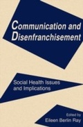 Cover: Communication and Disenfranchisement - Routledge