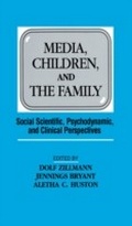 Cover: Media, Children, and the Family - Routledge
