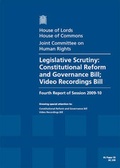 Cover: Legislative scrutiny - Stationery Office Books