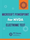 Cover: Microsoft PowerPoint for NVDA - NV Access