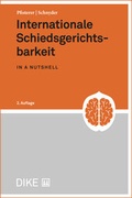 Cover: Internationale Schiedsgerichtsbarkeit - Dike Verlag Z&uuml;rich