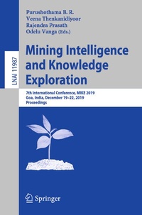 Abbildung von: Mining Intelligence and Knowledge Exploration - Springer