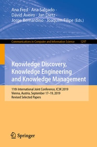 Enlarge image Cover: Knowledge Discovery, Knowledge Engineering and Knowledge Management - Springer