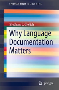 Abbildung von: Why Language Documentation Matters - Springer