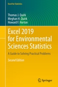 Bild: Excel 2019 for Environmental Sciences Statistics - Springer