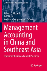 Abbildung von: Management Accounting in China and Southeast Asia - Springer