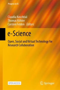 Enlarge image Cover: e-Science - Springer
