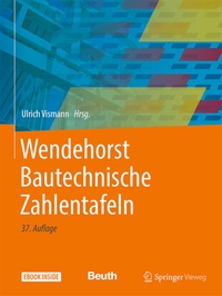 Bild vergrößern Bild: Wendehorst Bautechnische Zahlentafeln - Springer Vieweg
