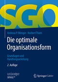 Cover: Die optimale Organisationsform - Springer Gabler
