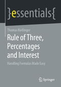 Cover: Rule of Three, Percentages and Interest - Springer