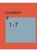 Cover: Chambre #1-7 - Burg Giebichenstein