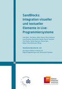 Enlarge image Cover: SandBlocks - Universitätsverlag Potsdam