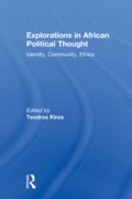 Cover: Explorations in African Political Thought - Routledge