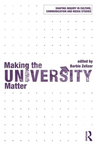 Enlarge image Cover: Making the University Matter - Routledge