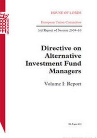 Abbildung von: Directive on alternative investment fund managers - Stationery Office Books