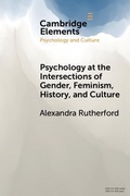 Cover: Psychology at the Intersections of Gender, Feminism, History, and Culture - Cambridge University Press