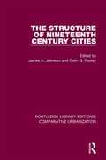 Cover: The Structure of Nineteenth Century Cities - Routledge
