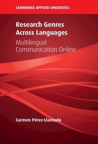 Abbildung von: Research Genres Across Languages - Cambridge University Press