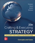 Cover: Crafting & Executing Strategy: The Quest for Competitive Advantage: Concepts and Cases - McGraw-Hill Education