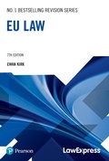 Cover: Law Express: EU Law - Pearson