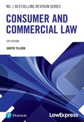 Cover: Commercial and Consumer Law - Pearson Education Limited