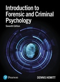 Cover: Introduction to Forensic and Criminal Psychology - Pearson Education Limited