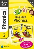 Cover: Phonics - Learn at Home Pack 4 (Bug Club), Phonics Sets 10-12 for ages 5-6 (Six stories + Parent Guide + Activity Book) - Pearson Education Limited