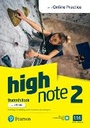 Cover: High Note Level 2 Student's Book & eBook with Online Practice, Extra Digital Activities & App - Pearson Education Limited