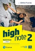 Cover: High Note Level 2 Student's Book & eBook with Online Practice, Extra Digital Activities & App - Pearson Education Limited