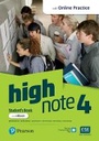 Cover: High Note Level 4 Student's Book & eBook with Online Practice, Extra Digital Activities & App - Pearson Education Limited