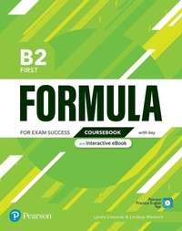 Abbildung von: Formula B2 First Coursebook with key & eBook - Pearson Education Limited