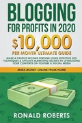 Cover: Blogging for Profit in 2021 - Ronald Roberts
