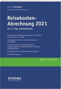 Abbildung von: Reisekosten-Abrechnung 2021, für 1-7 Tage, Sammeltaschen - Stollfuß