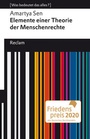 Cover: Elemente einer Theorie der Menschenrechte - Reclam