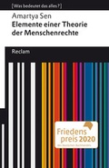 Cover: Elemente einer Theorie der Menschenrechte - Reclam