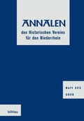 Cover: Annalen des Historischen Vereins f&uuml;r den Niederrhein 223 (2020) - B&ouml;hlau