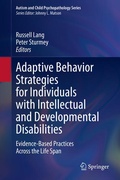Cover: Adaptive Behavior Strategies for Individuals with Intellectual and Developmental Disabilities - Springer
