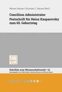 Abbildung von: Concilium Administrator - NWV im Verlag Österreich GmbH