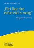 Cover: "F&uuml;nf Tage sind einfach viel zu wenig." - Wochenschau Verlag
