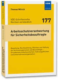 Abbildung von: Arbeitsschutzverantwortung für Sicherheitsbeauftragte - VDE Verlag