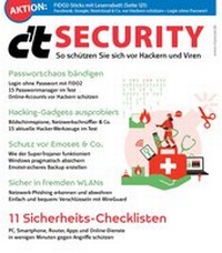 Abbildung von: c't Security - Heise Medien