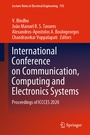 Cover: International Conference on Communication, Computing and Electronics Systems - Springer
