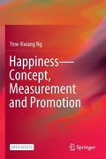 Cover: Happiness-Concept, Measurement and Promotion - Springer